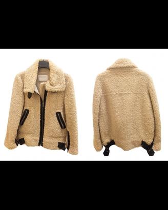 Zara giacca modello Bike Teddy XS veste anche S