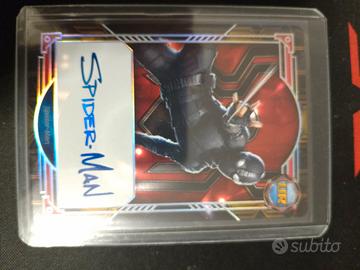 spiderman signature Marvel disney trading card