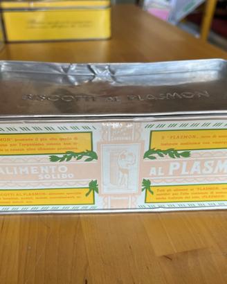 Scatola latta Biscotti al Plasmon