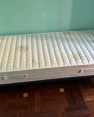 Rete e materasso singoli nuovi 190x80 cm