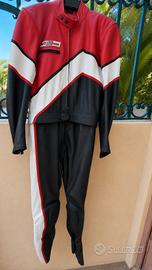 tuta moto Dainese vintage in pelle 