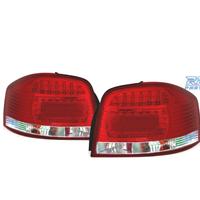 FANALI PER AUDI A3 8P 03-08 LED ROSSO CROMATO