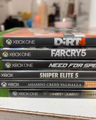 6 giochi con Joypad per console Xbox One e Sere X