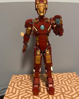 Lego iron man pezzo unico