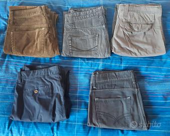 Stock lotto pantaloni uomo varie taglie e colori
