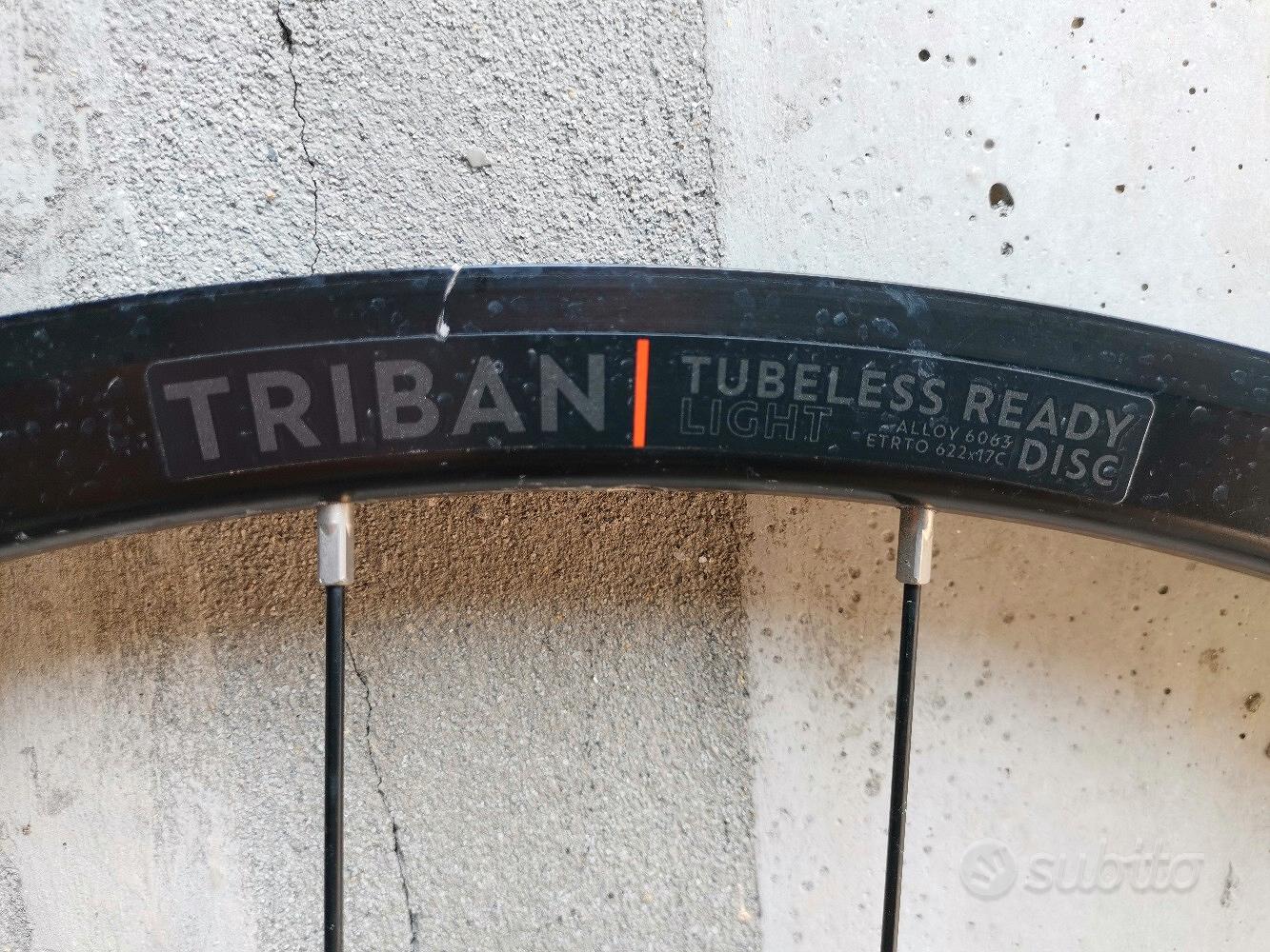 Triban tubeless online ready light