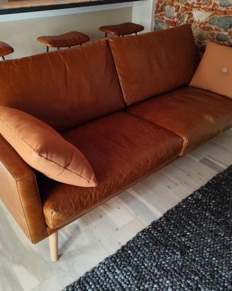 divano in pelle maison du monde