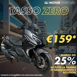 QJ Motor FORT 350 PROMO-TASSO 0- RATA DA 159 EURO