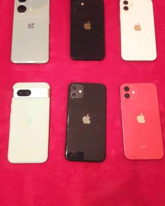 6 smartphone Apple iPhone 13,12,11  e android 