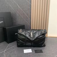 Borsa YSL Loulou Puffer in pelle di agnello