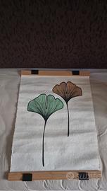 Poster Ikea su carta di riso con ginko 54 x 40 cm