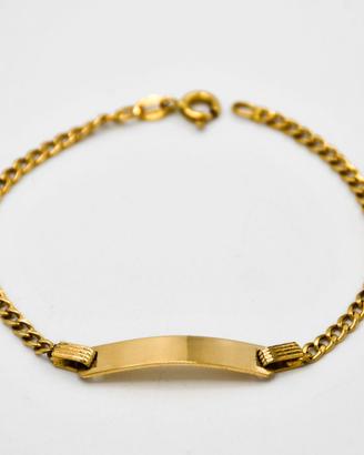 Bracciale da ragazzo in oro giallo 18 kt A.8