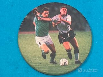 GASCOIGNE ENGLAND flip caps dischetto figurina