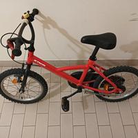 MTB btwin 16 Hyper Hero red