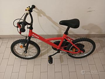 MTB btwin 16 Hyper Hero red