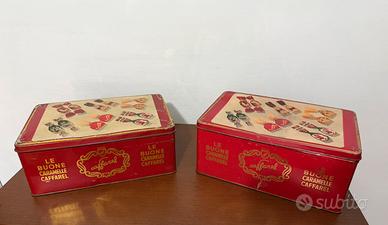 Scatole vintage caffarel