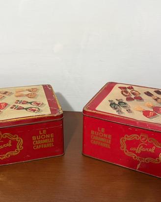 Scatole vintage caffarel