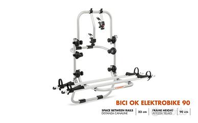 Portabici da portellone Fabbri per E-bike 90 Maxi