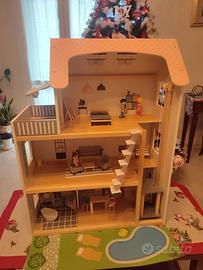 GIOCHI BAMBINA CASA DELLE BAMBOLE E PASSEGGINO 