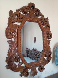 Camera da letto matrimoniale in legno massello 