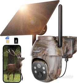 Telecamera SIM Solare Batteria WiFi Esterno 2K