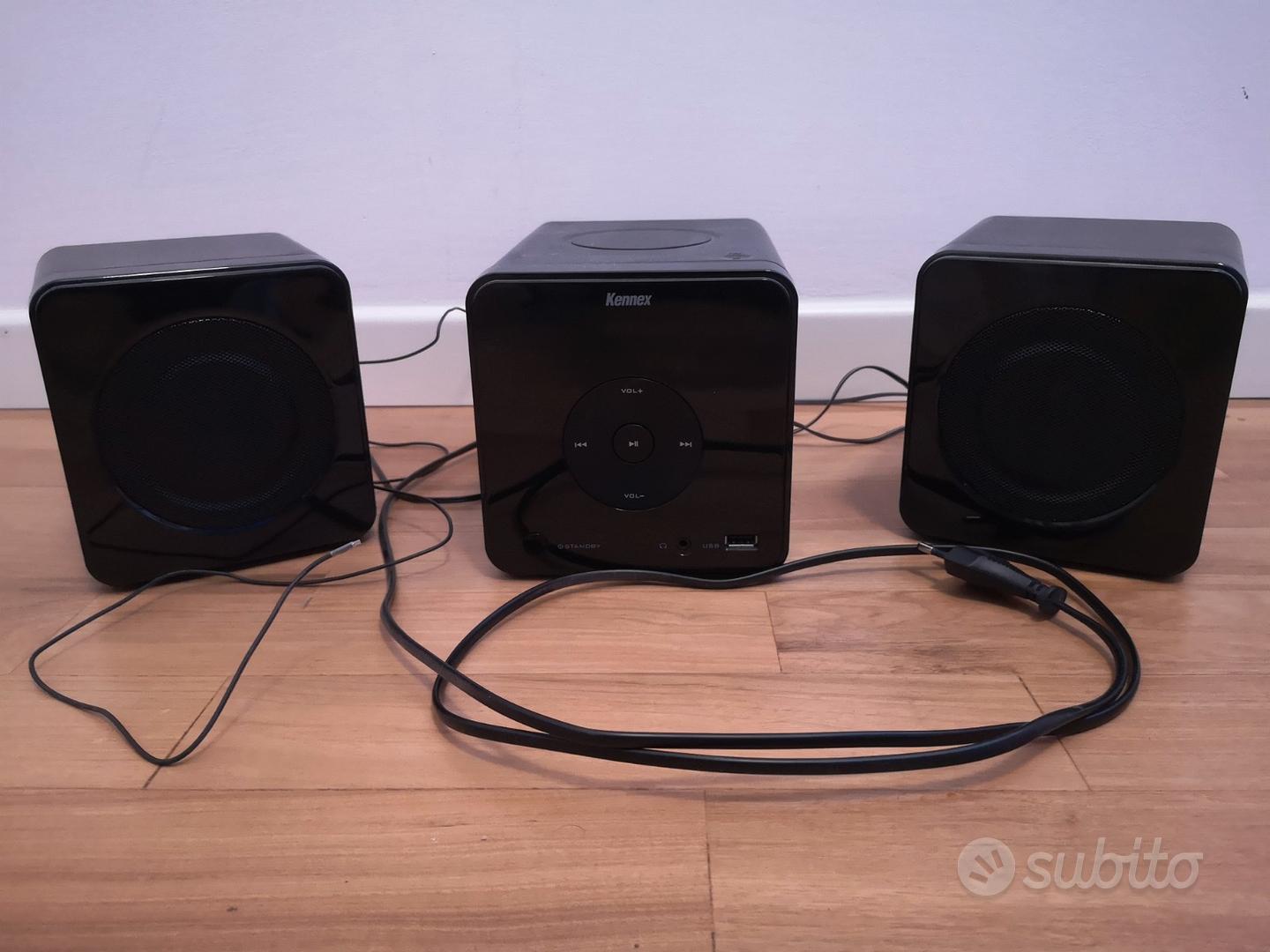 Impianto stereo cd Kennex compatto MOD CM1600 Audio/Video In vendita