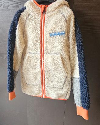 Pile Napapijri bambino unisex taglia 8 anni