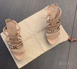 Sandalo con Borchie Pura López