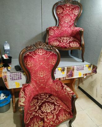 Poltrone stile Luigi Filippo