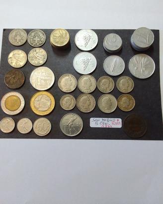 SET 43 MONETE (ITALIA -SAN MARINO -SVIZZERA )" B.