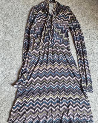 Abito modello Missoni, maglina di cotone
