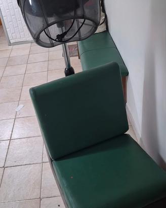 poltrona + casco per capelli nuovo