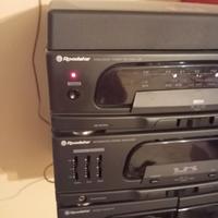 Radio con doppia cassetta 