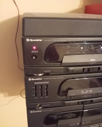Radio con doppia cassetta 