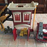 Caserma Pompieri + camion