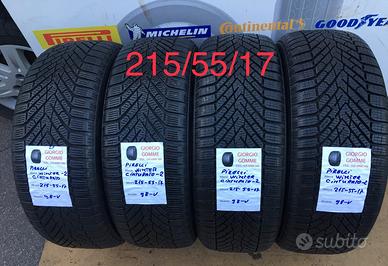 Gomme usate invernali 215/55/17 in pronta consegna