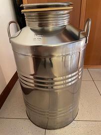Fusto / Contenitore in Acciaio Inox 18/10 per Olio