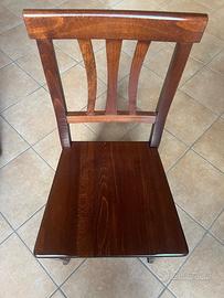 N.10 sedie di legno arte povera