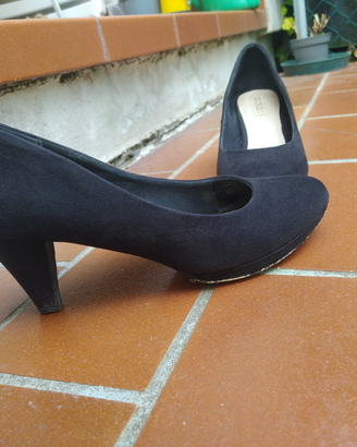 Obsel scarpe con tacco 4cm, numero 38