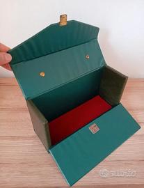 VECCHIA VALIGETTA PORTA MUSICASSETTE VINTAGE  '60