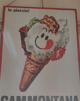 cartello gelati anni 80