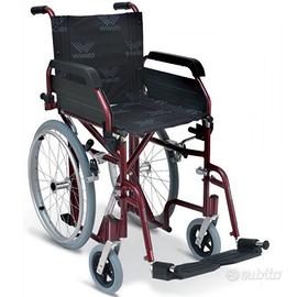 Carrozzina Winmer SLIM PLUS 16” 40x40cm – bordeaux