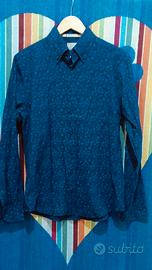 Camicia da uomo manica lunga hawaiana 