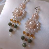 Orecchini Chandelier Gemme Giada Pezzo Unico