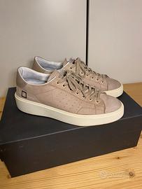 D.A.T.E. Sneakers levante nabuk beige - DATE