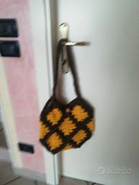 borsa in lana handmade 