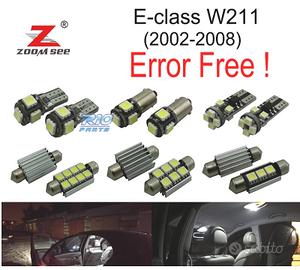 KIT 25 LAMPADE LED INTERNE MERCEDES CLASSE E W211 