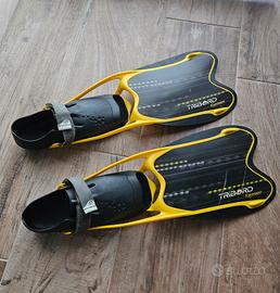 Pinne Tribord Regolabili Snorkeling Sub Gialle