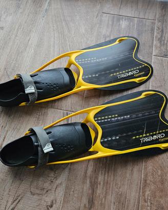 Pinne Tribord Regolabili Snorkeling Sub Gialle