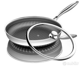 padella in acciaio Inox 